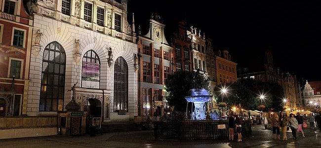 Gdańsk nocą - Atrakcje nocne w Gdańsku na Starówce