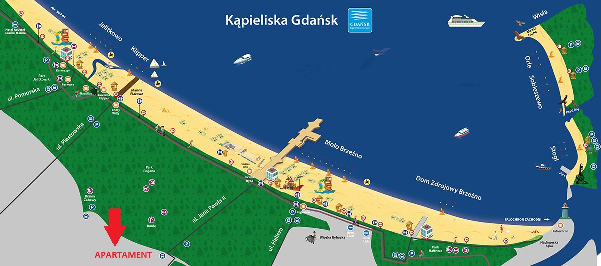 Kąpieliska i plaże w Gdańsku